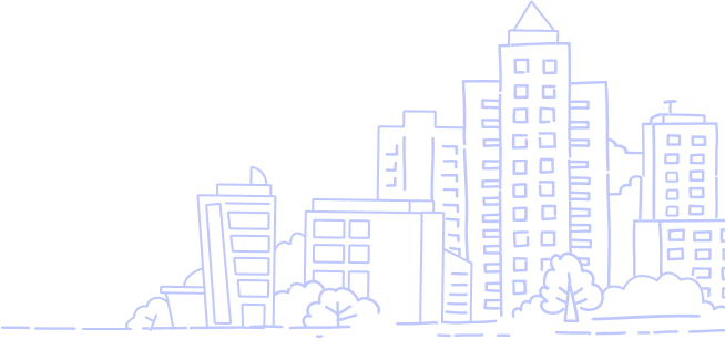 Right city skyline